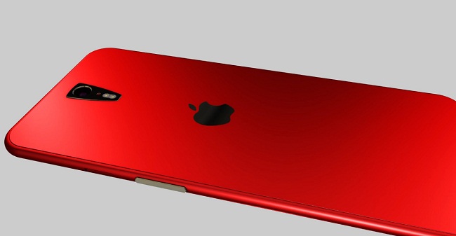 Iphone 7 de color rojo