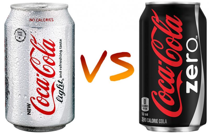 CocaCola Light vs CocaCola Zero