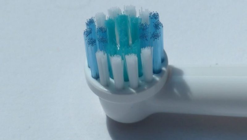 Cabeza de un cepillo de dientes