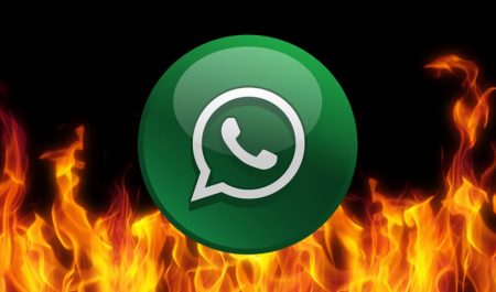 Whatsapp en llamas