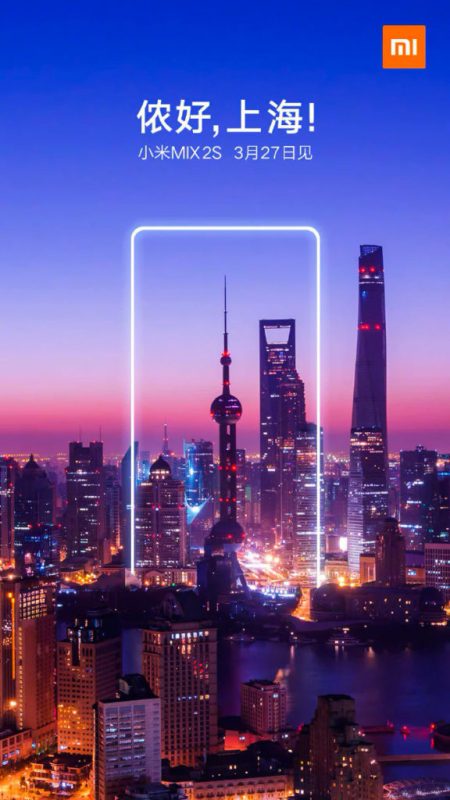Xiaomi Mi MIX 2S Presentación