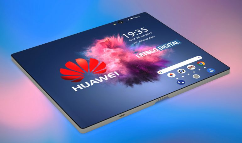 Huawei plegable convertido en un tablet